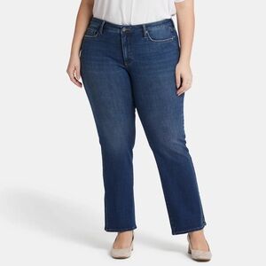 NWT NYDJ Barbara Bootcut Jeans Medium‎ Wash Size 18 Petite